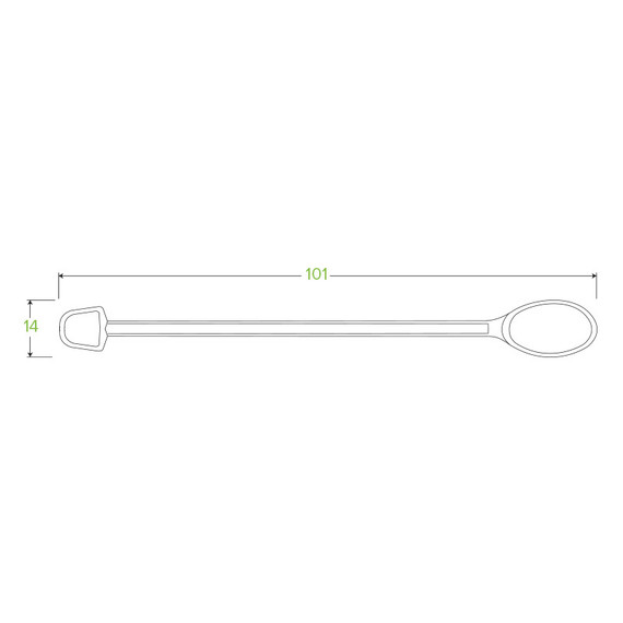 13cm / 5" PLA Stirrer 3000/Carton