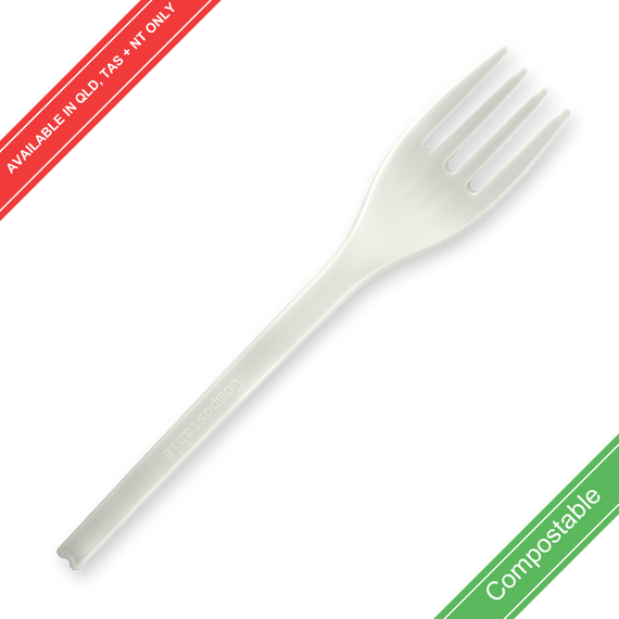 15cm / 6" PLA Fork 1000/Carton