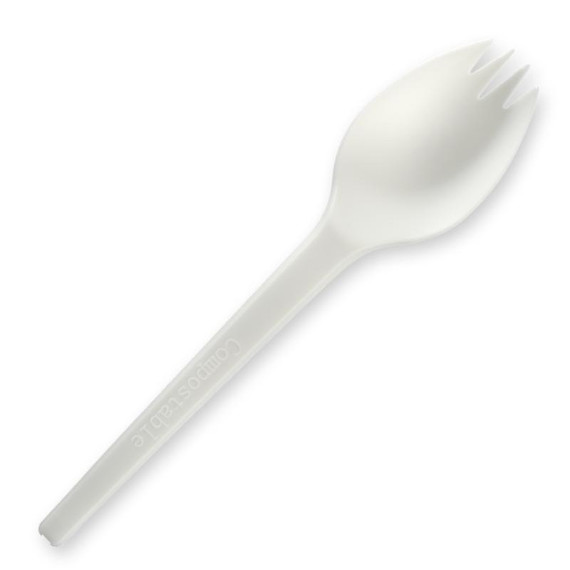 15cm / 6" PLA Spork 1000/Carton 15cm / 6" PLA Spork 1000/Carton