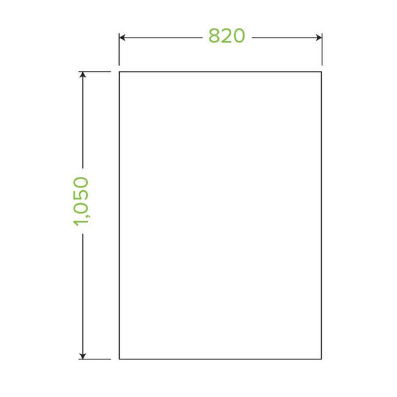 80L BioPlastic Bin Liner Bag 240/Carton PSB-C-0015 BioPak