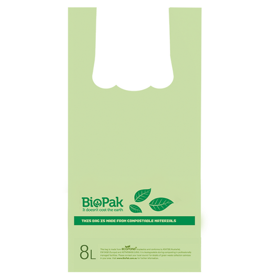 8L BioPlastic Carry Bag 2000/Carton