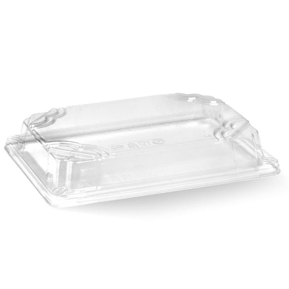 Medium BioCane Sushi Tray PLA Lid 600/Carton Medium BioCane Sushi Tray PLA Lid 600/Carton