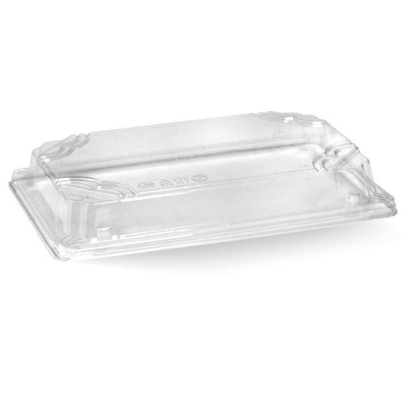 Large BioCane Sushi Tray Lid 600/Carton Large BioCane Sushi Tray Lid 600/Carton