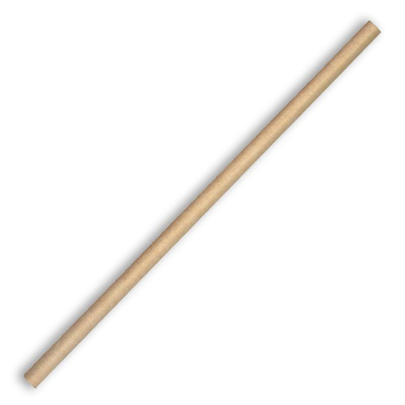 6mm Regular Kraft BioStraw 2500/Carton JP-PBS-6X197-KRAFT BioPak