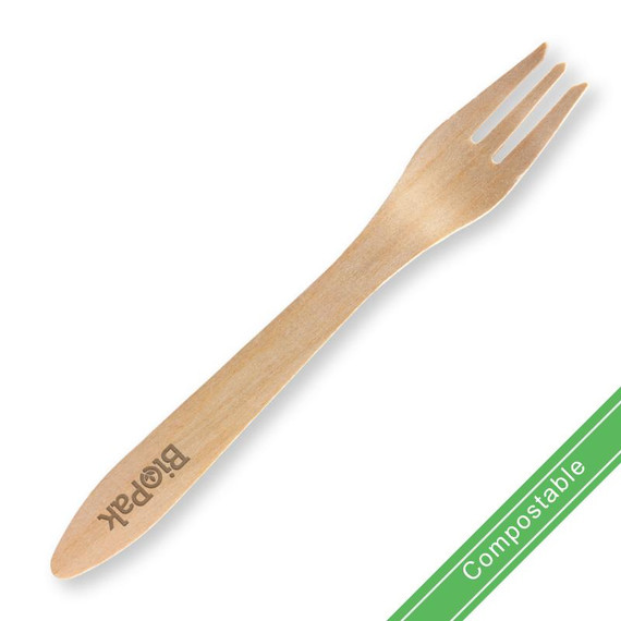 19cm Coated Wood Fork 1000/Carton 19cm Coated Wood Fork 1000/Carton