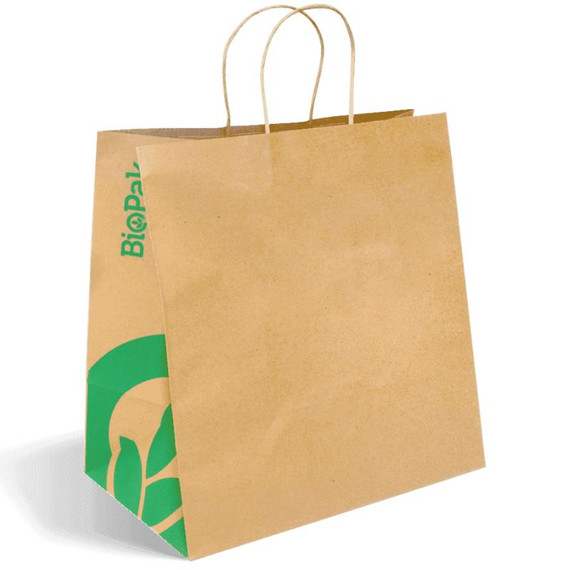Jumbo Twist Handle Kraft Paper Bags 150/Carton Jumbo Twist Handle Kraft Paper Bags 150/Carton