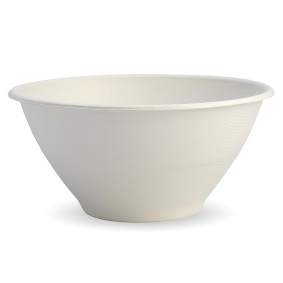 1,420ml / 48oz White BioCane Bowl 400/Carton B-BL-48 BioPak