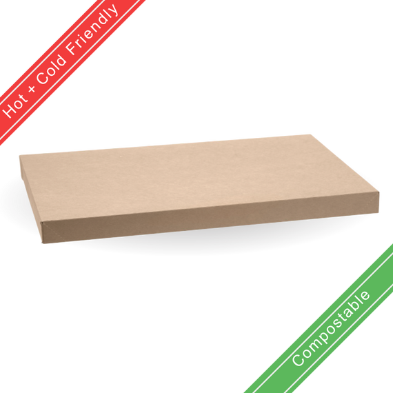 Large Bioboard Catering Tray Lids 50/Carton