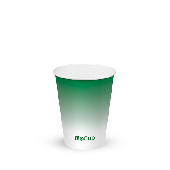 280ml / 8oz (80mm) Green Cold Paper BioCup 1000/Carton 280ml / 8oz (80mm) Green Cold Paper BioCup 1000/Carton