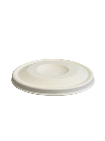 90mm Cold Paper BioCup Sugarcane Flat Lid 1000/Carton