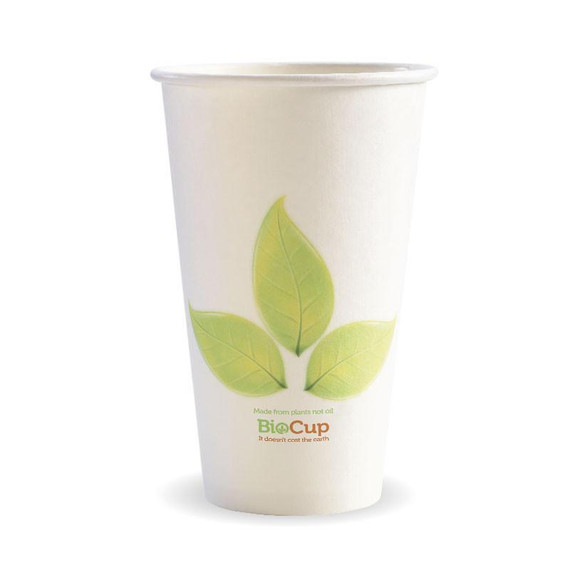 510ml / 16oz (90mm) Leaf Single Wall BioCup 1000/Carton BC-16 BioPak