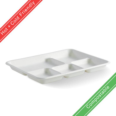 5-Compartment BioCane Tray