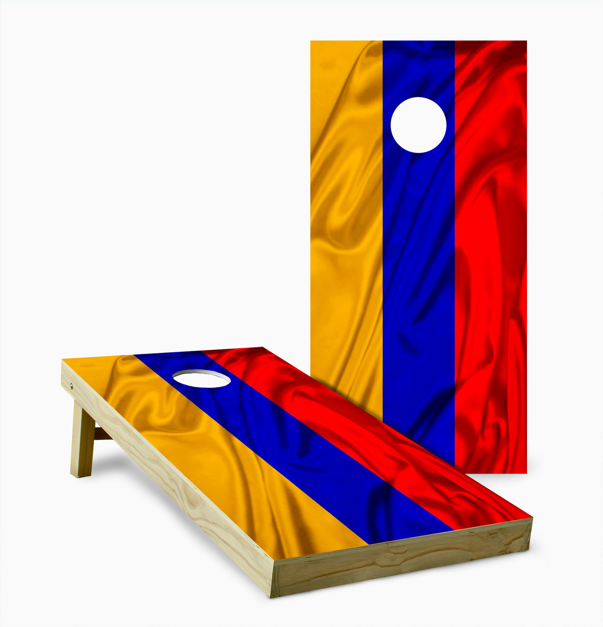 Armenian Flag Cornhole Set with Bags - Custom Cornhole, LLC