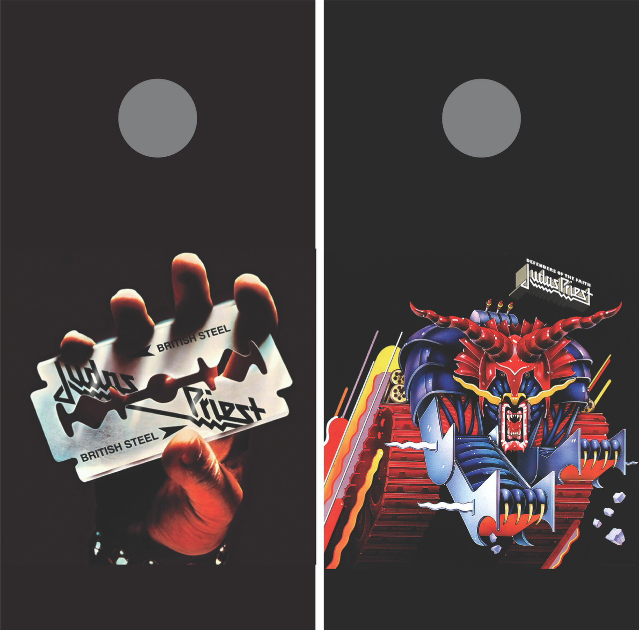 Judas Priest Cornhole Set with Bags - Custom Cornhole, LLC