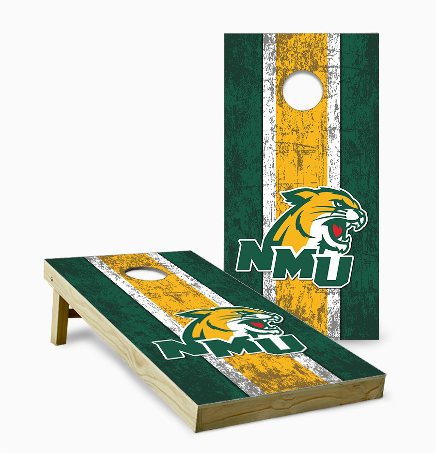Northern Michigan Wildcats Cornhole Set with Bags - Custom