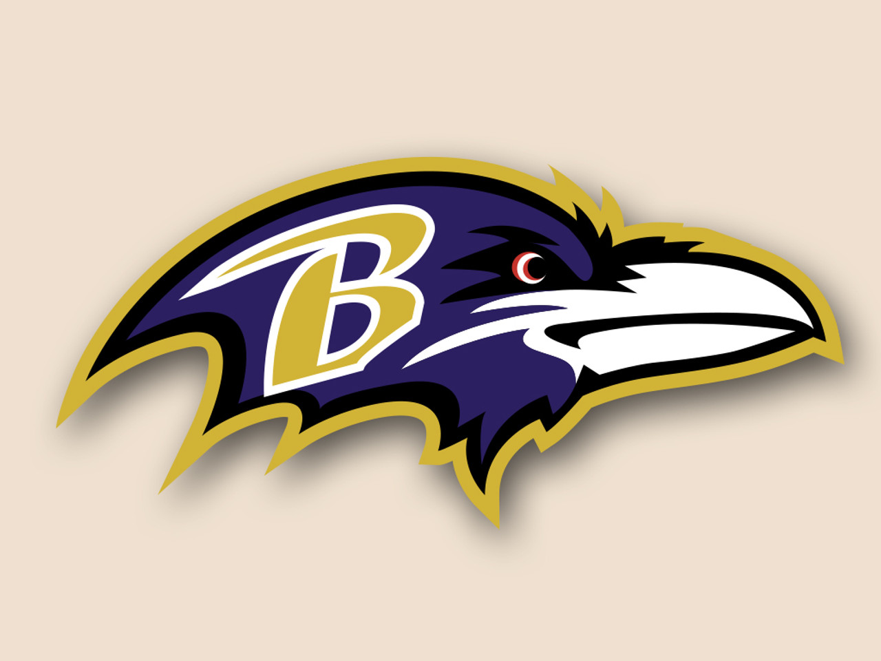 Baltimore Ravens Cornhole Decal - Custom Cornhole, LLC