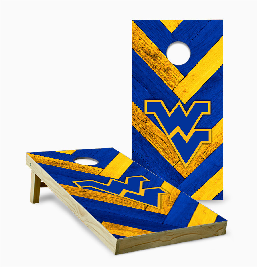 West Virginia Mountaineers Version 8 Cornhole Set with Bags