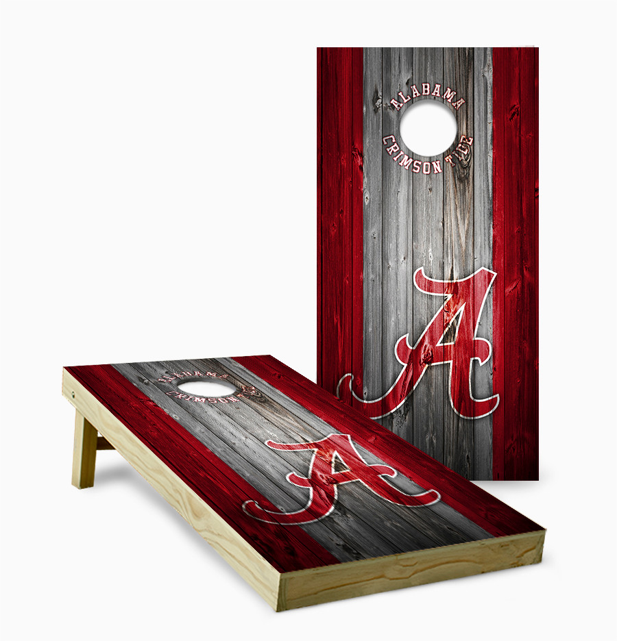 Alabama Crimson Tide Version 10 Cornhole Set with Bags - Custom