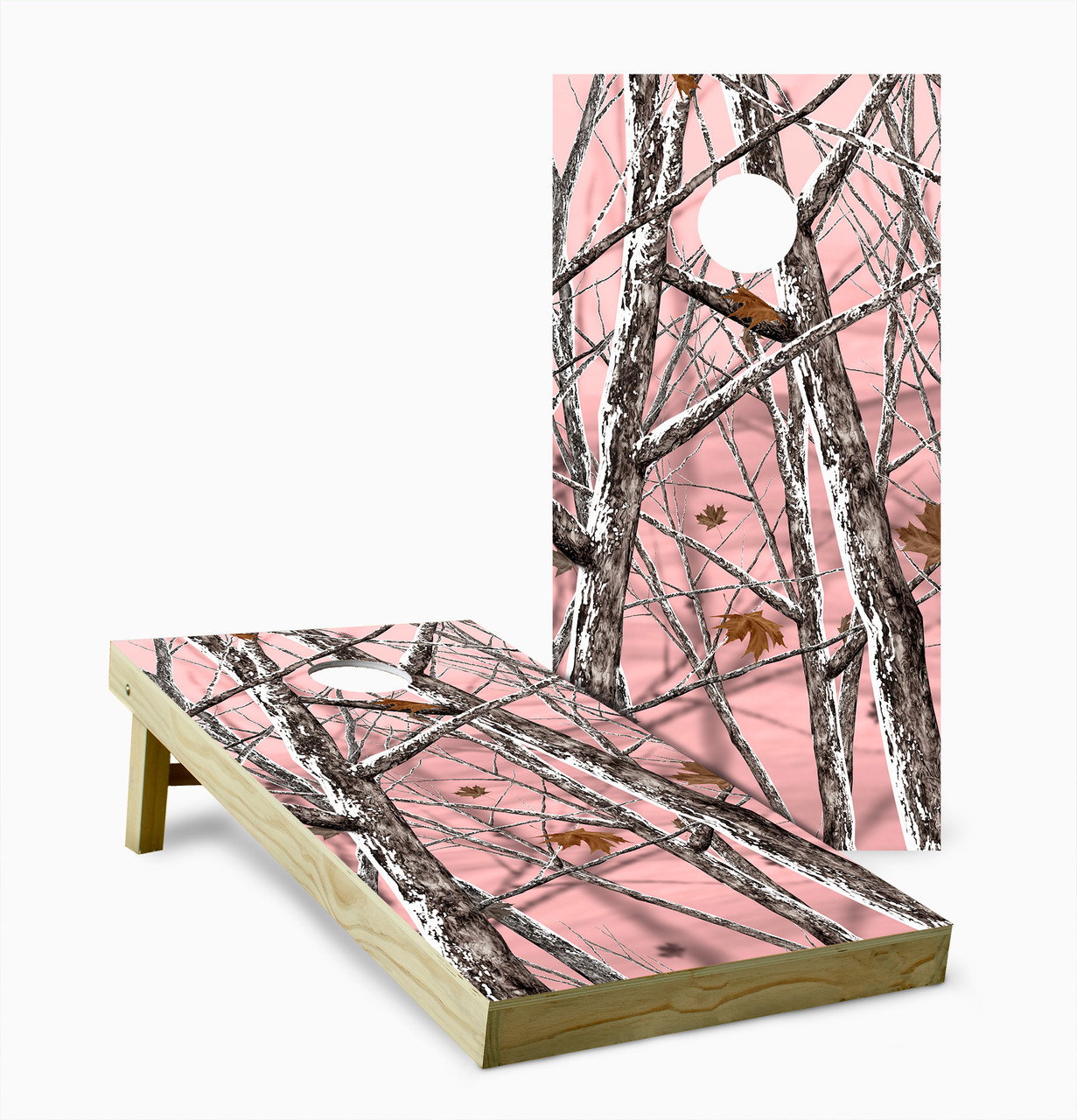 Pink Camo Cornhole Set with Bags - Custom Cornhole, LLC