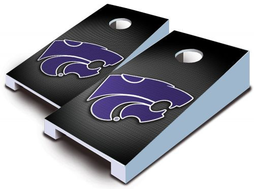 Kansas State Wildcats Slanted Tabletop Set with Bags Custom Cornhole, LLC