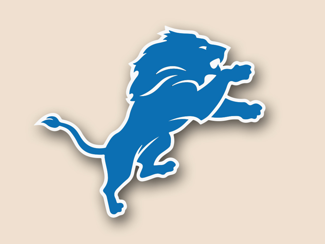 Detroit Lions Cornhole Decal