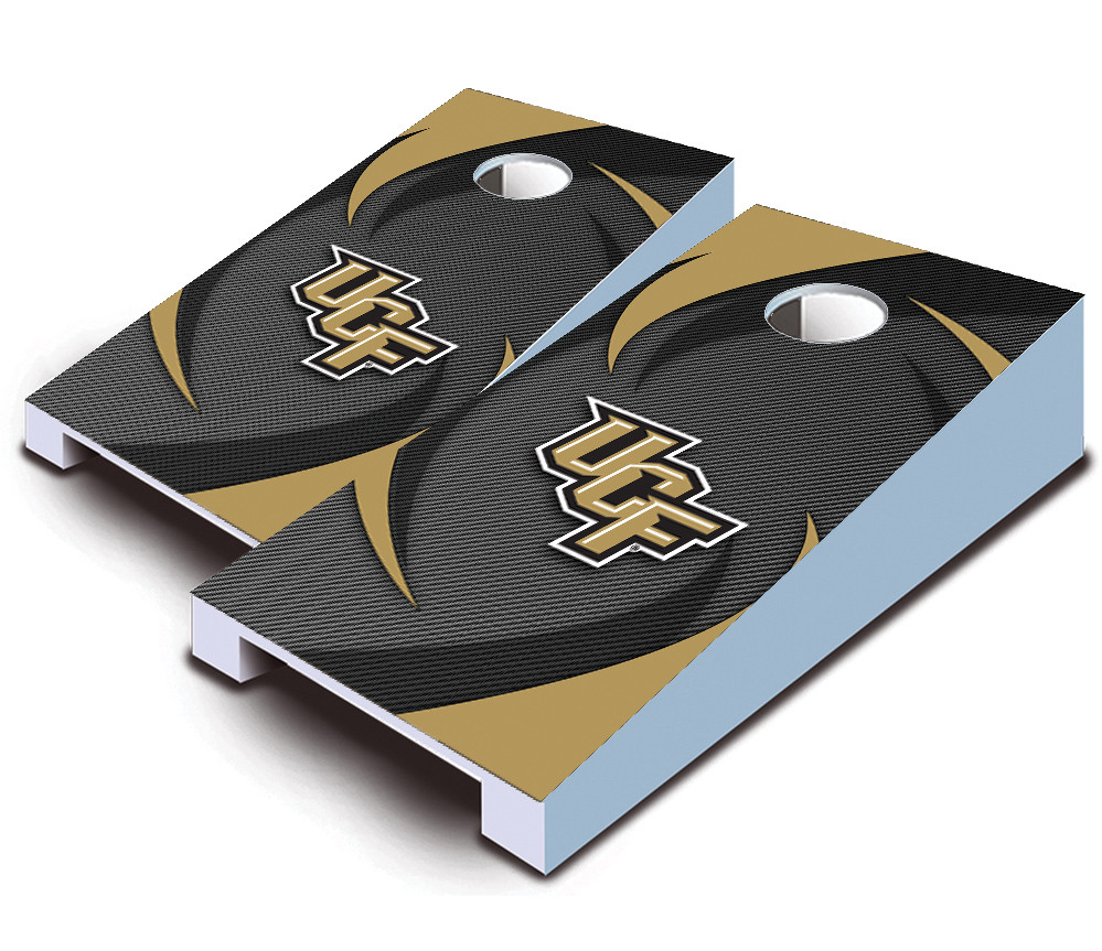 Central Florida Knights Swoosh Tabletop Set with Bags Custom Cornhole