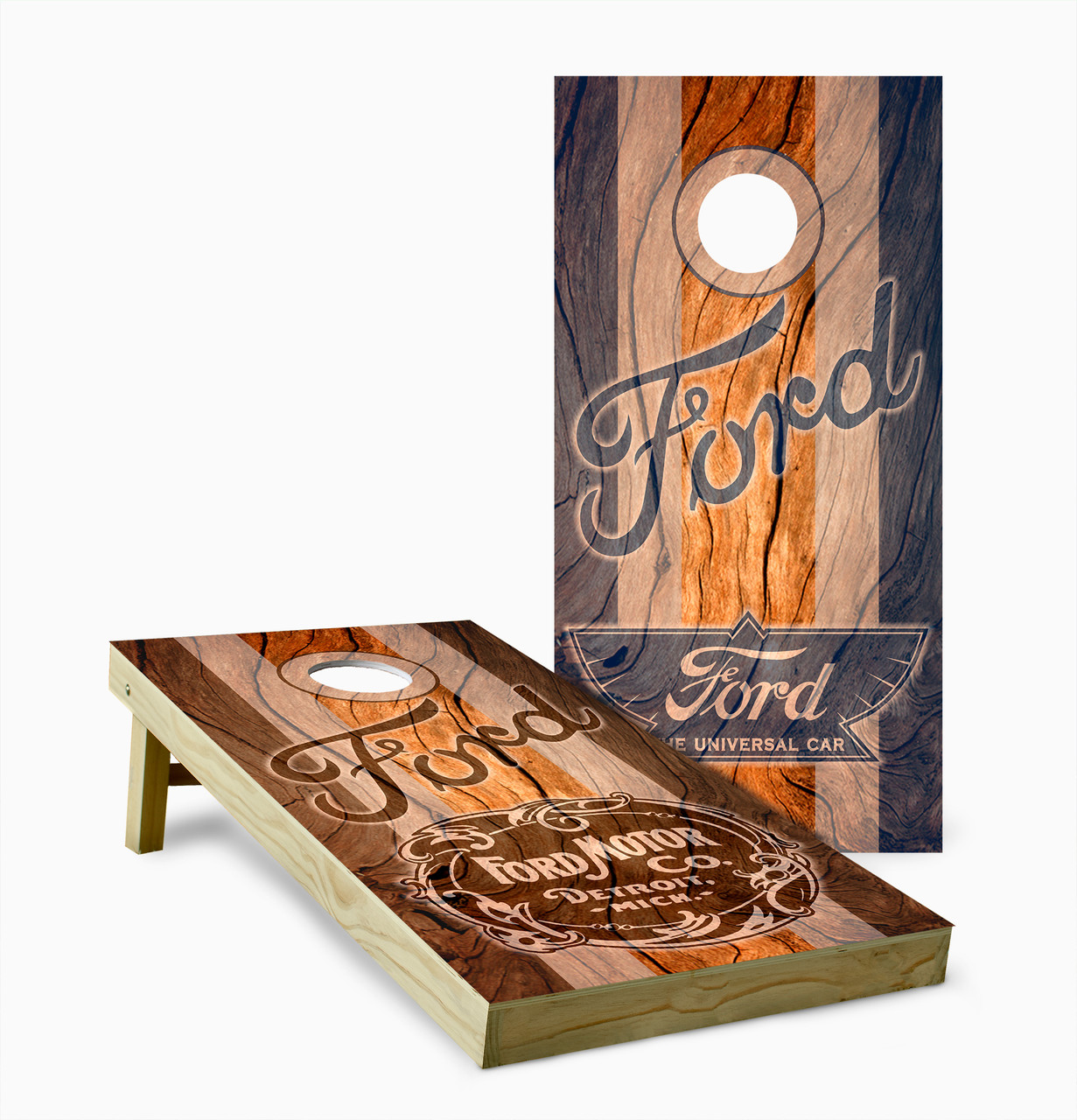 ハンガーフォード Ford Motor Company Version 2 Cornhole Set with Bags - Custom