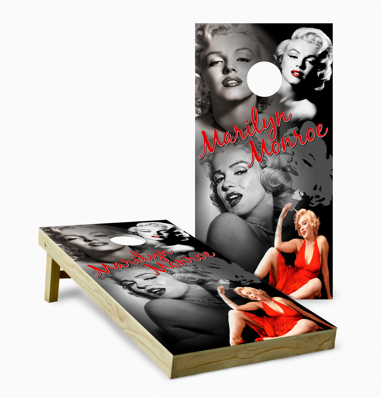 Marilyn Monroe Cornhole Set with Bags - Custom Cornhole, LLC