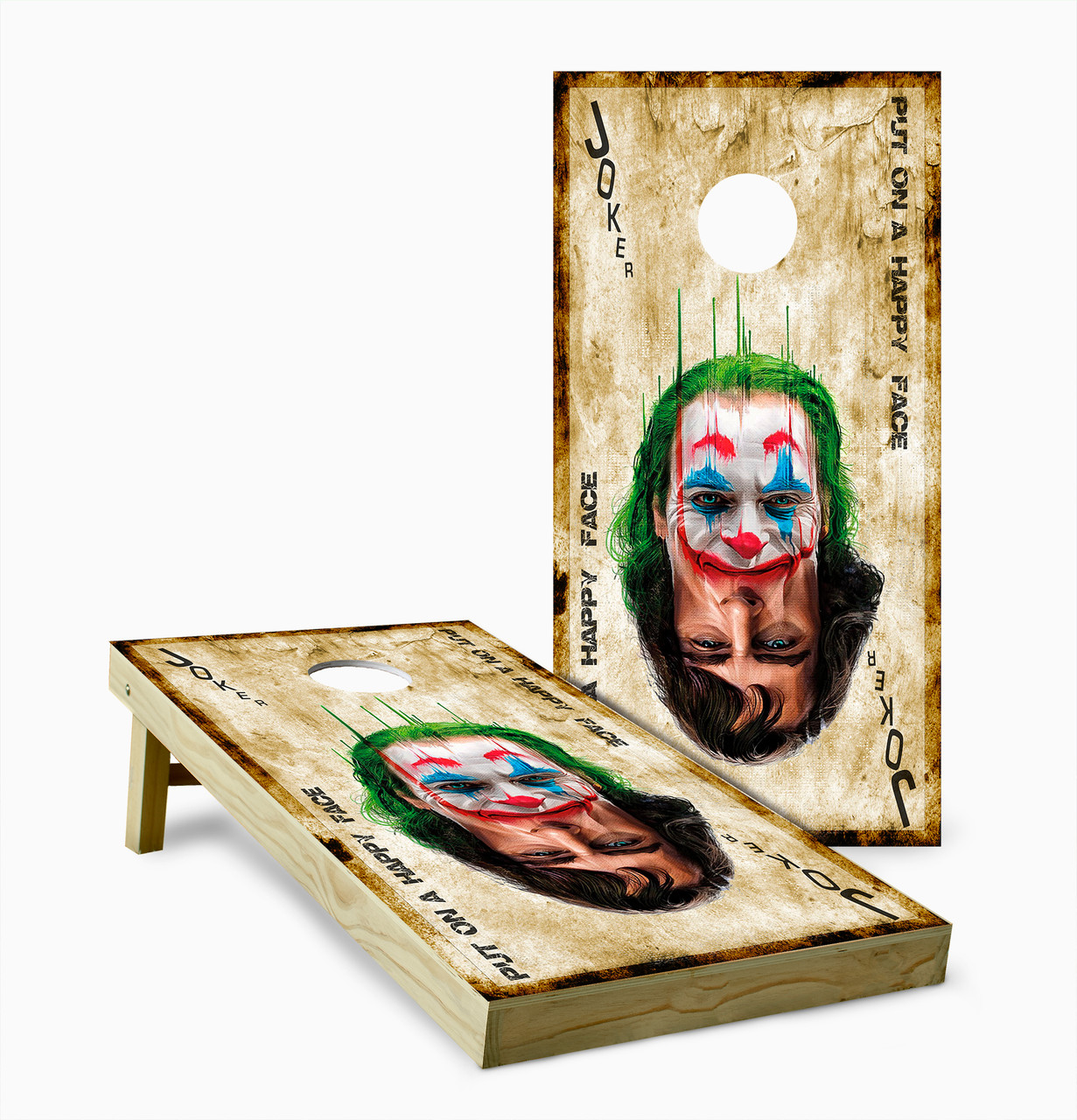 ジョーカー　ポーカーセット Joker Cornhole Set with Bags - Custom Cornhole, LLC