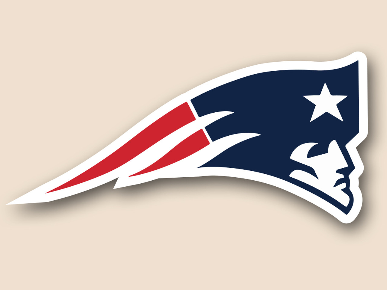 New England Patriots Cornhole Decal