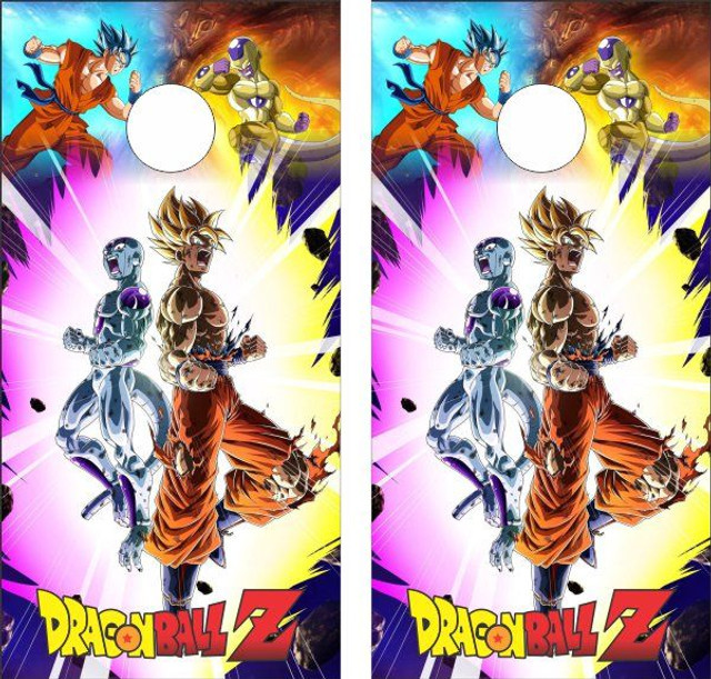Dragon Ball Z Version 4 Cornhole Set with Bags - Custom Cornhole, LLC