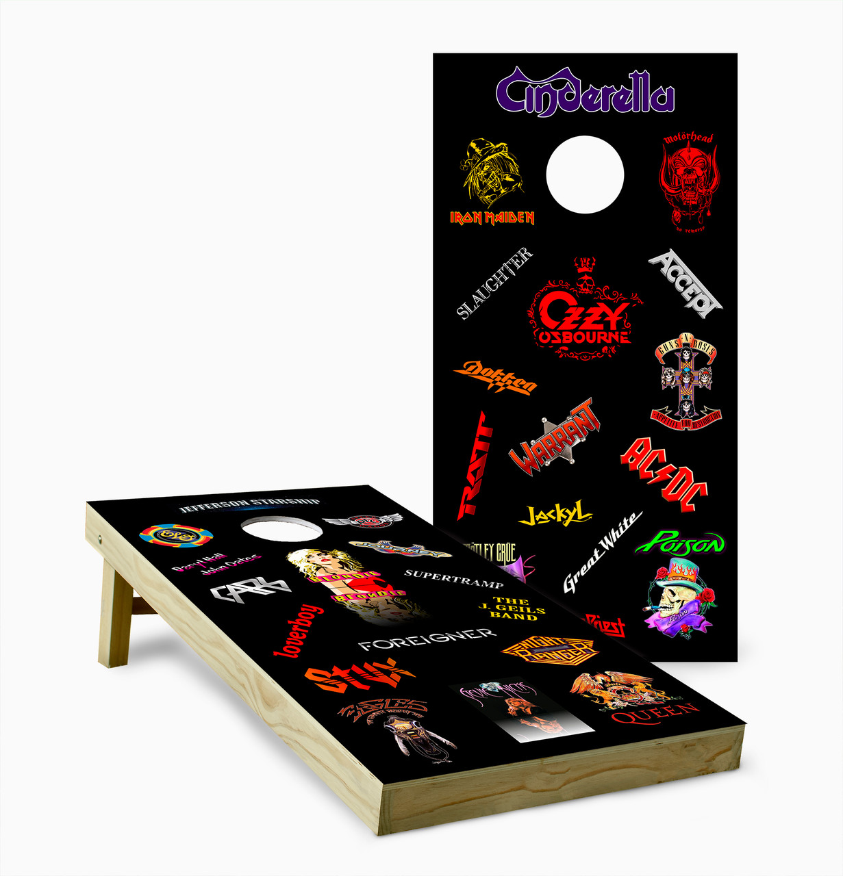 レコード　65枚セット　rock&jazz Rock Bands Cornhole Set with Bags - Custom Cornhole, LLC