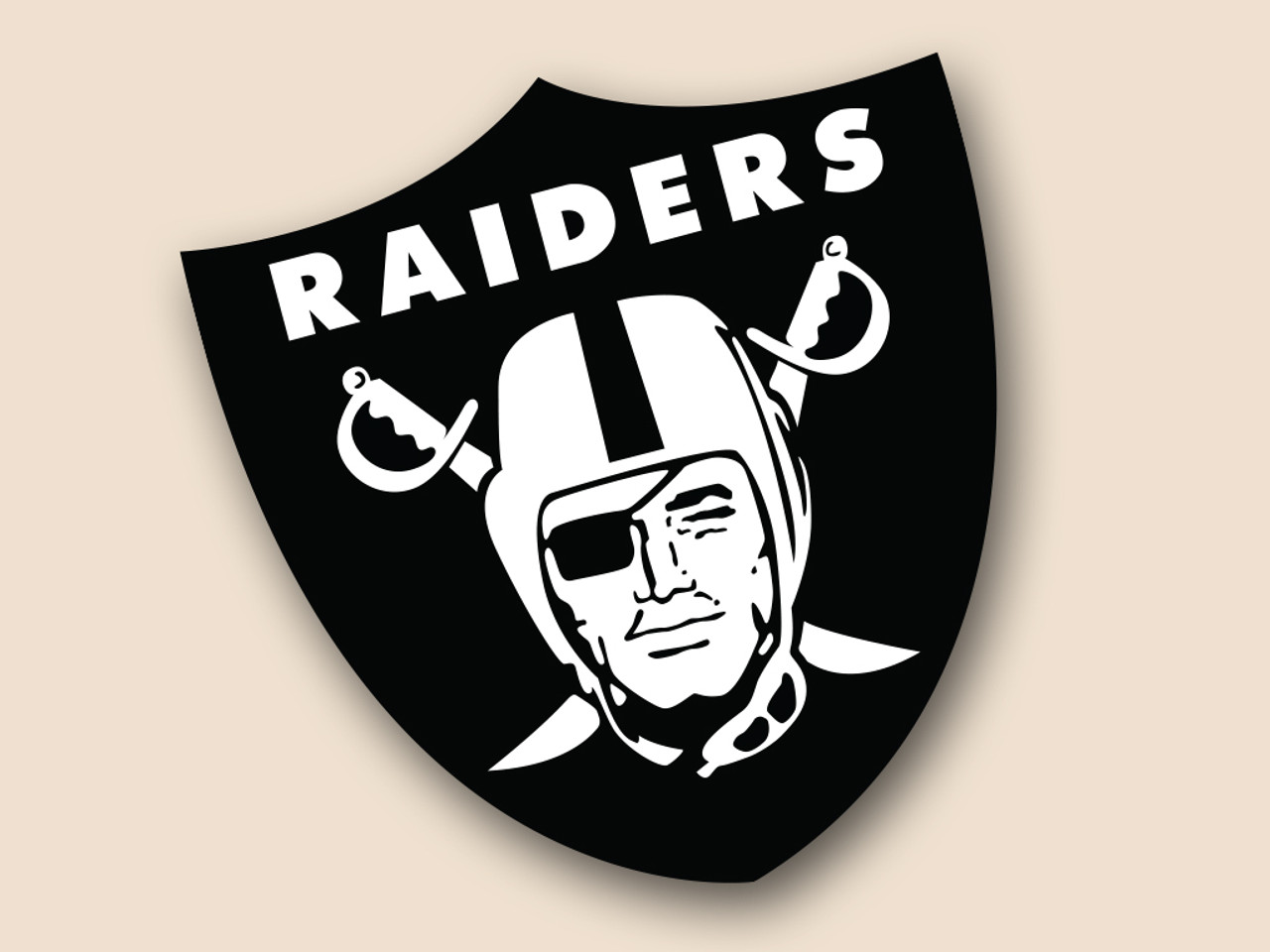 Las Vegas Raiders Cornhole Decal - Custom Cornhole, LLC