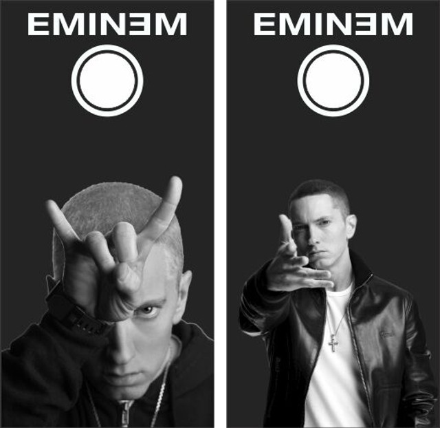 Eminem Cornhole Set with Bags - Custom Cornhole, LLC