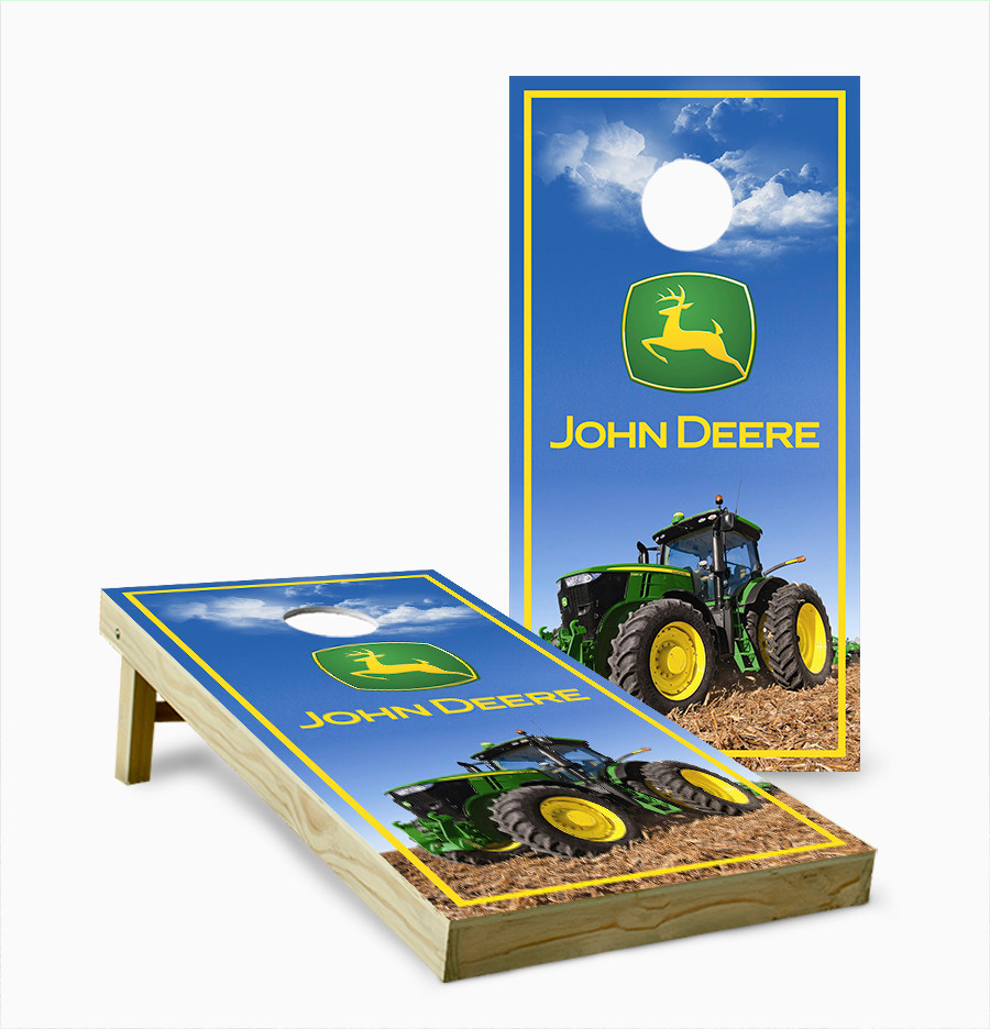 John Deere Version 4 Cornhole Set with Bags - Custom Cornhole, LLC