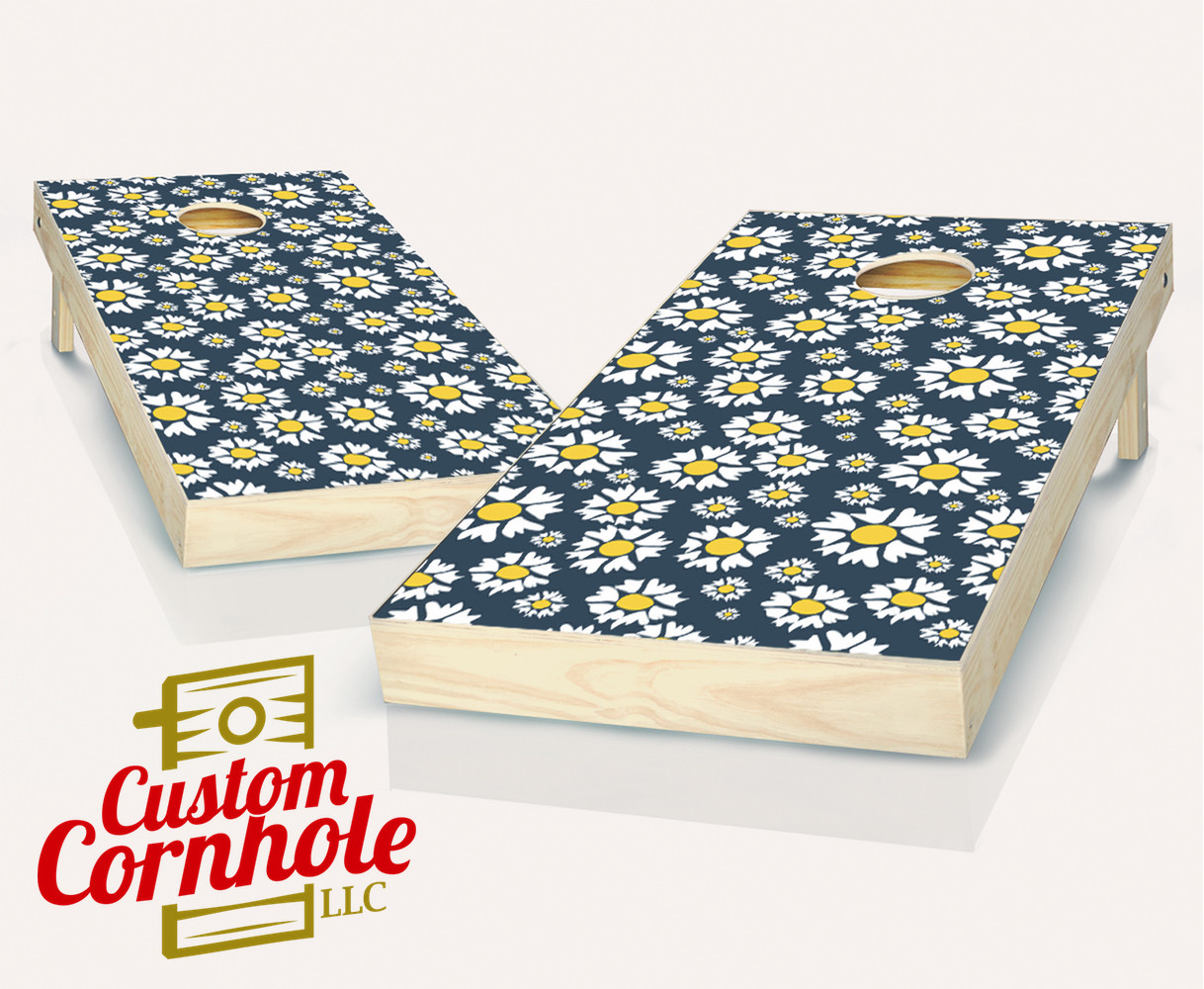 Daisy Lover Cornhole Set with Bags - Custom Cornhole, LLC