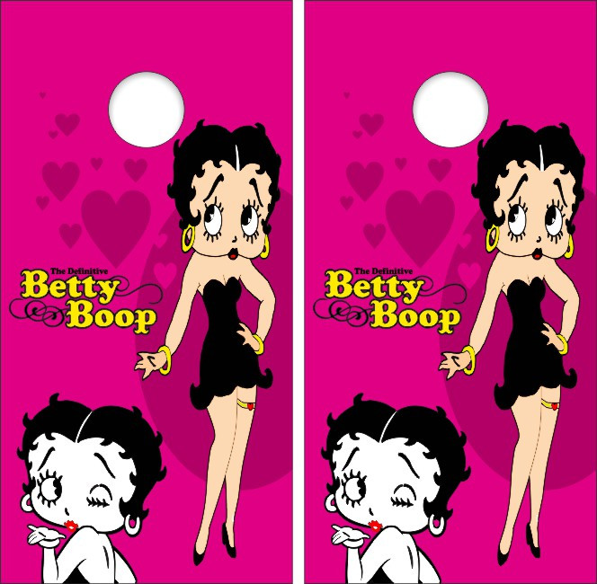 Betty Boop Version 3 Cornhole Set with Bags - Custom Cornhole, LLC