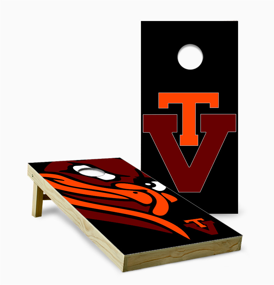 道楽　DOWLUCK　ドウラク　21SS5R　KCH Virginia Tech Hokies Version 5 Cornhole Set with Bags - Custom
