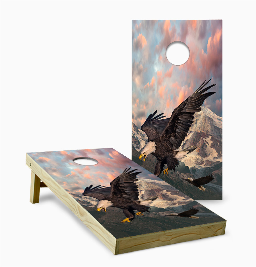Eagle Strike Cornhole Set with Bags - Custom Cornhole, LLC