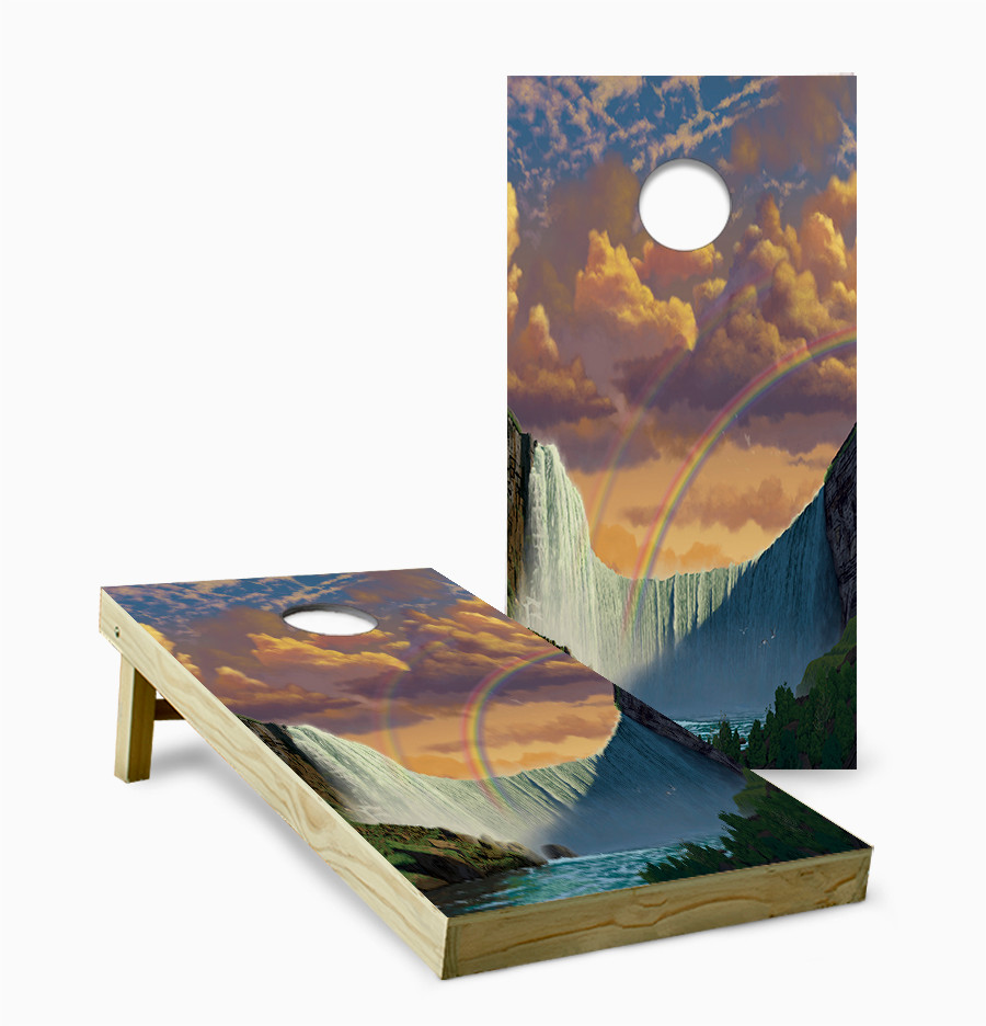 Niagara Falls Cornhole Set with Bags - Custom Cornhole, LLC