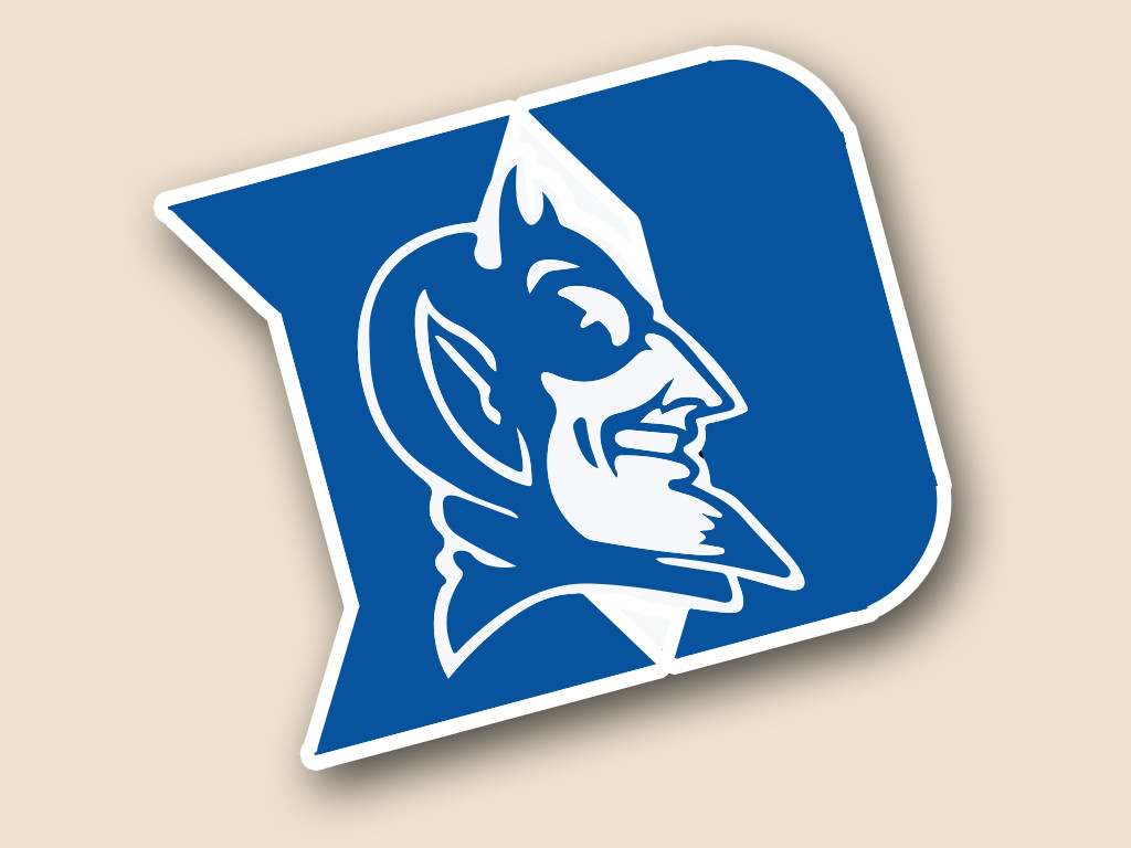 Duke Cornhole Decal - Custom Cornhole, LLC