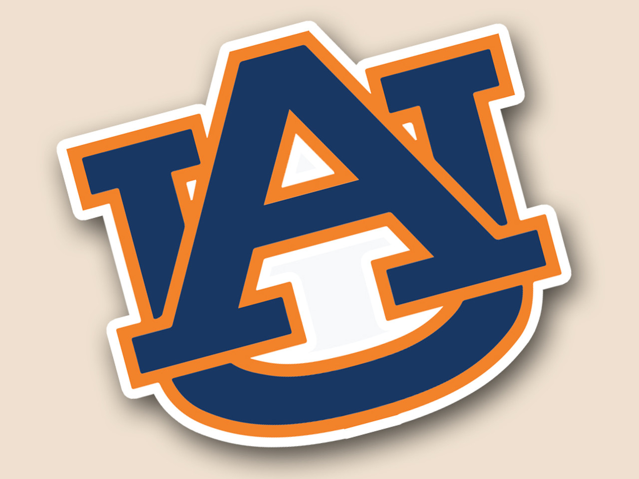 auburn logo stencil