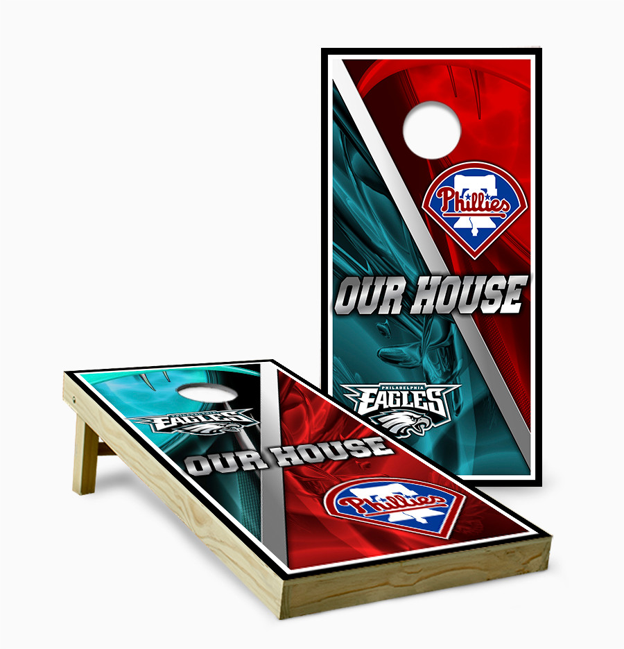 コーン型小物入れ 7個セット Philadelphia Sports Version 7 Cornhole Set with Bags - Custom