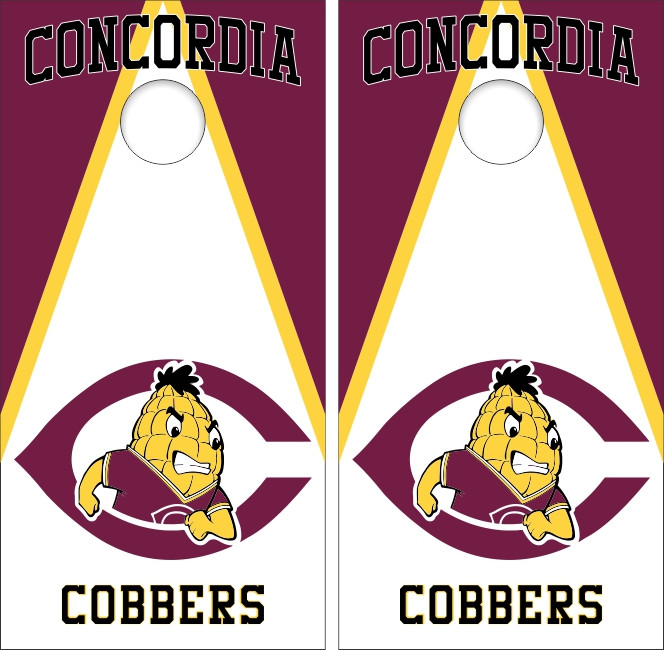 Concordia Cobbers Cornhole Wraps - Set of 2 - Custom Cornhole, LLC