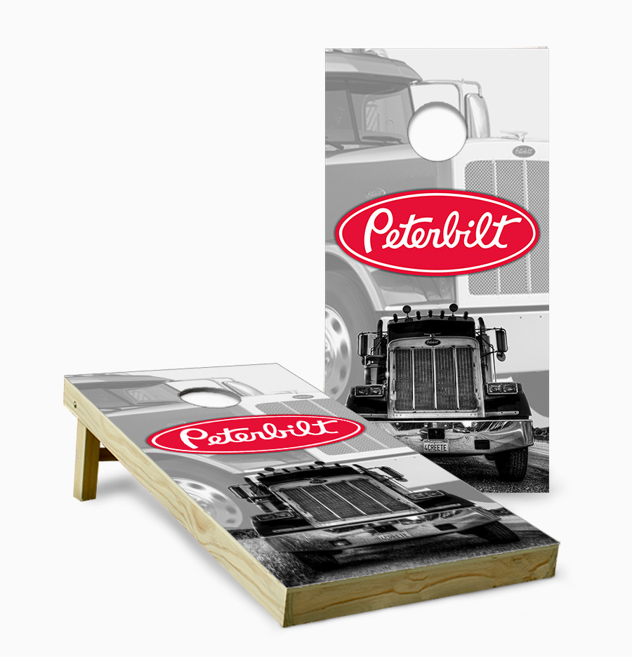 Peterbilt Cornhole Set with Bags - Custom Cornhole, LLC