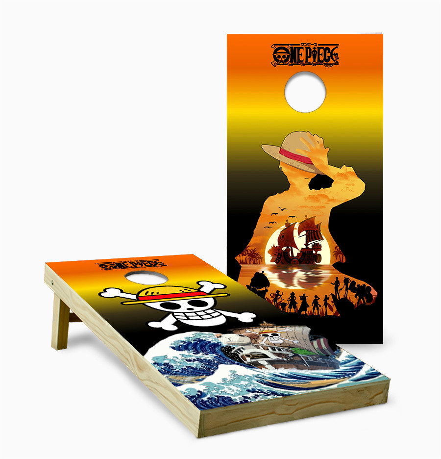 One Piece Cornhole Set with Bags - Custom Cornhole, LLC