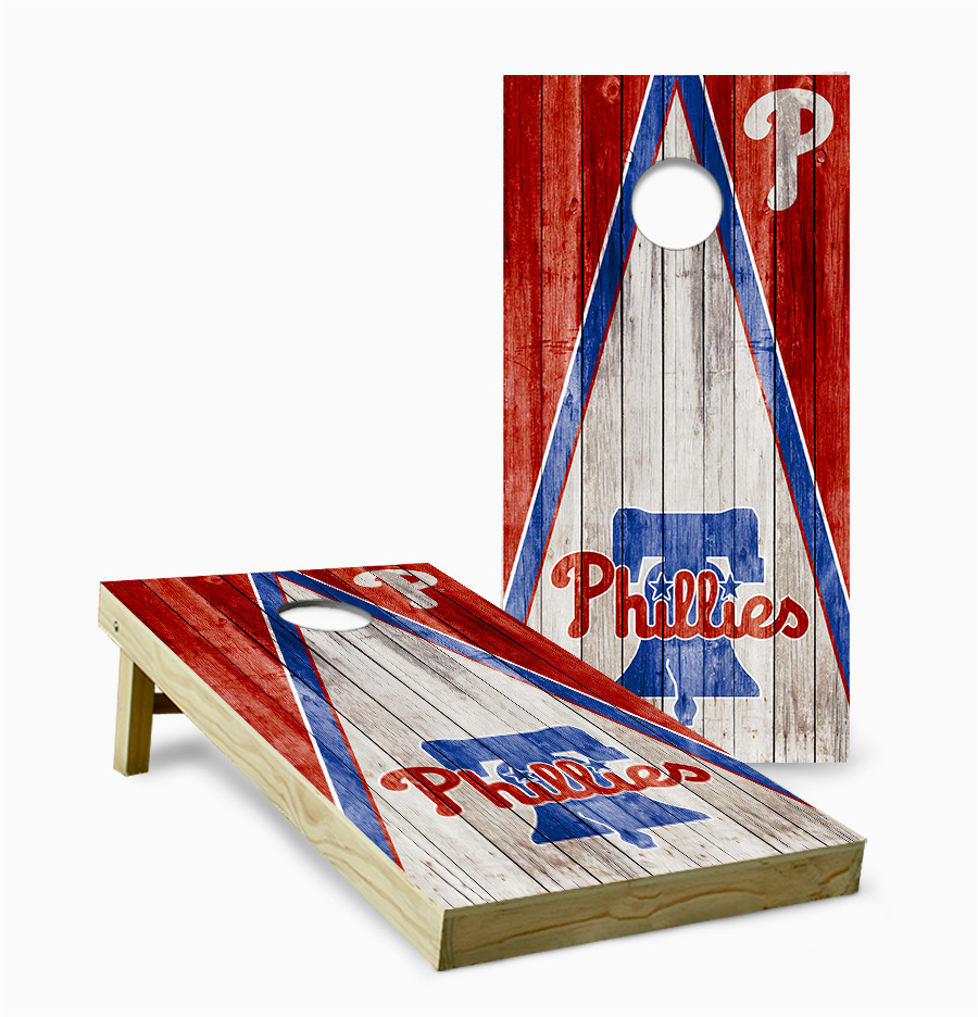 Philadelphia Phillies Version 8 Cornhole Set with Bags - Custom