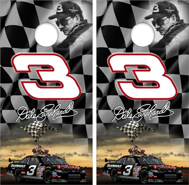 Dale Earnhardt Version 4 Cornhole Set with Bags - Custom Cornhole, LLC