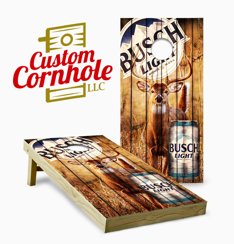 Busch Light Version 7 Cornhole Set with Bags - Custom Cornhole, LLC