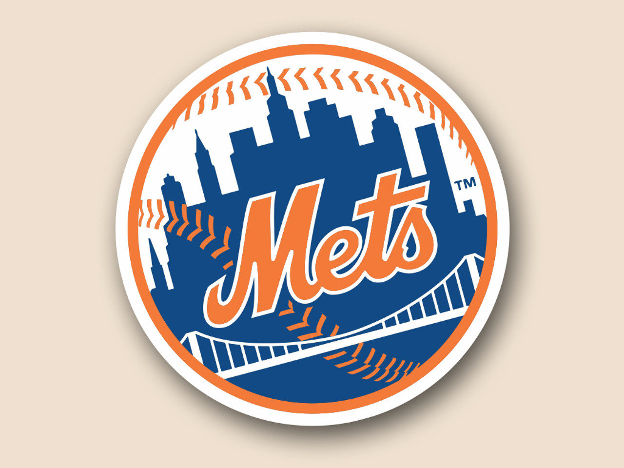 New York Mets Cornhole Decal - Custom Cornhole, LLC